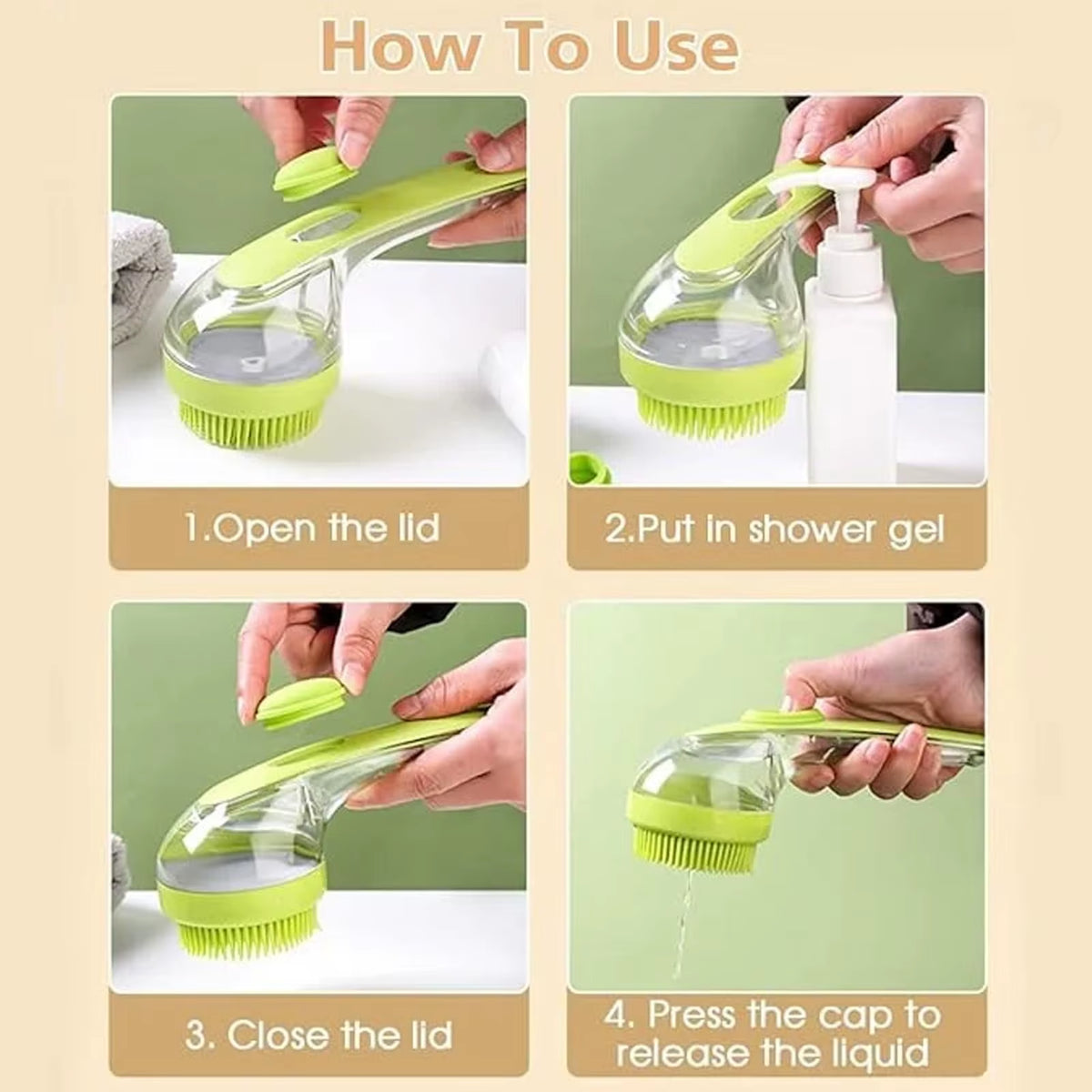 Onehand Bath — Dog Shampoo Brush