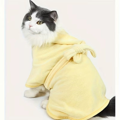 Onehand Bath — Cozy Hooded Dog Bathrobe